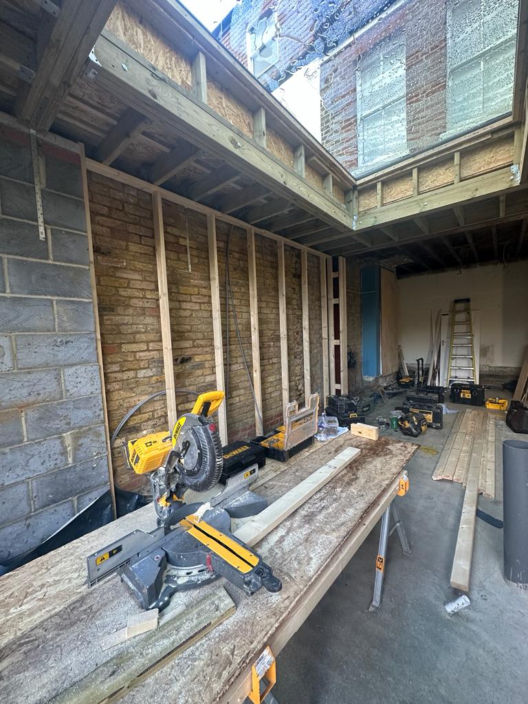 Before renovation photo 2 of Rear extension, Sheen in Sheen, Richmond - original condition before construction work by Bluebird Spaces