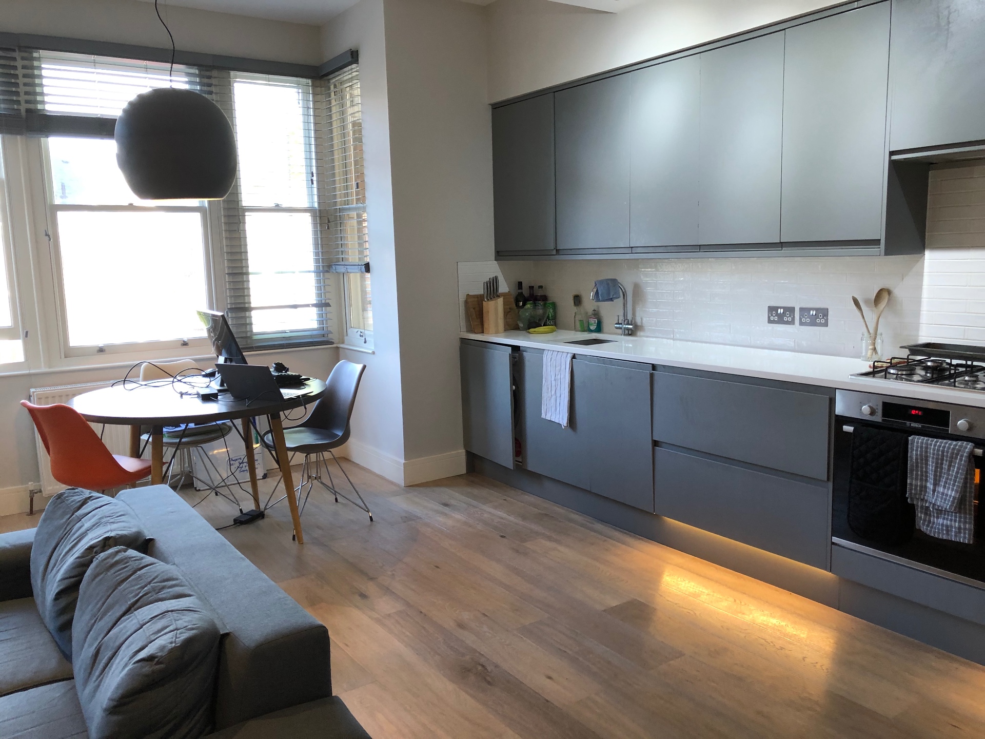 Completed renovation photo 4 of Flat conversion, Fulham in Fulham, West London showing high-quality finishes and construction work by Bluebird Spaces